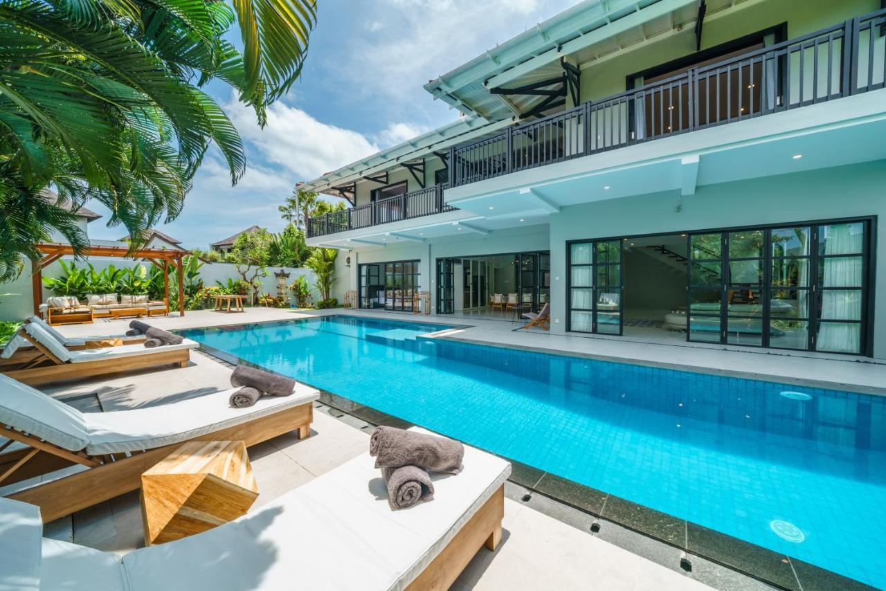 Villa Okenada - Modern 5-Bedroom Pool Villa In Berawa! Canggu Eksteriør billede