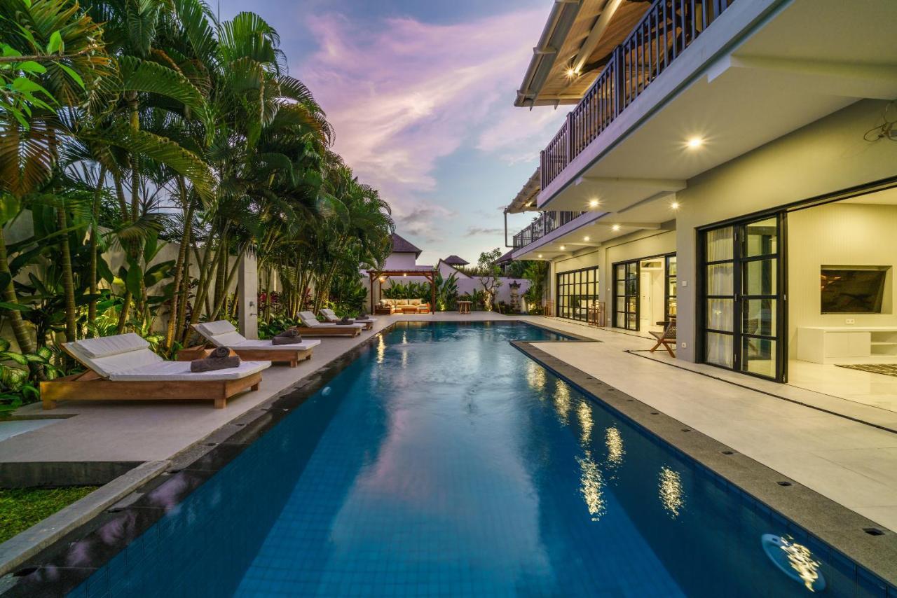 Villa Okenada - Modern 5-Bedroom Pool Villa In Berawa! Canggu Eksteriør billede