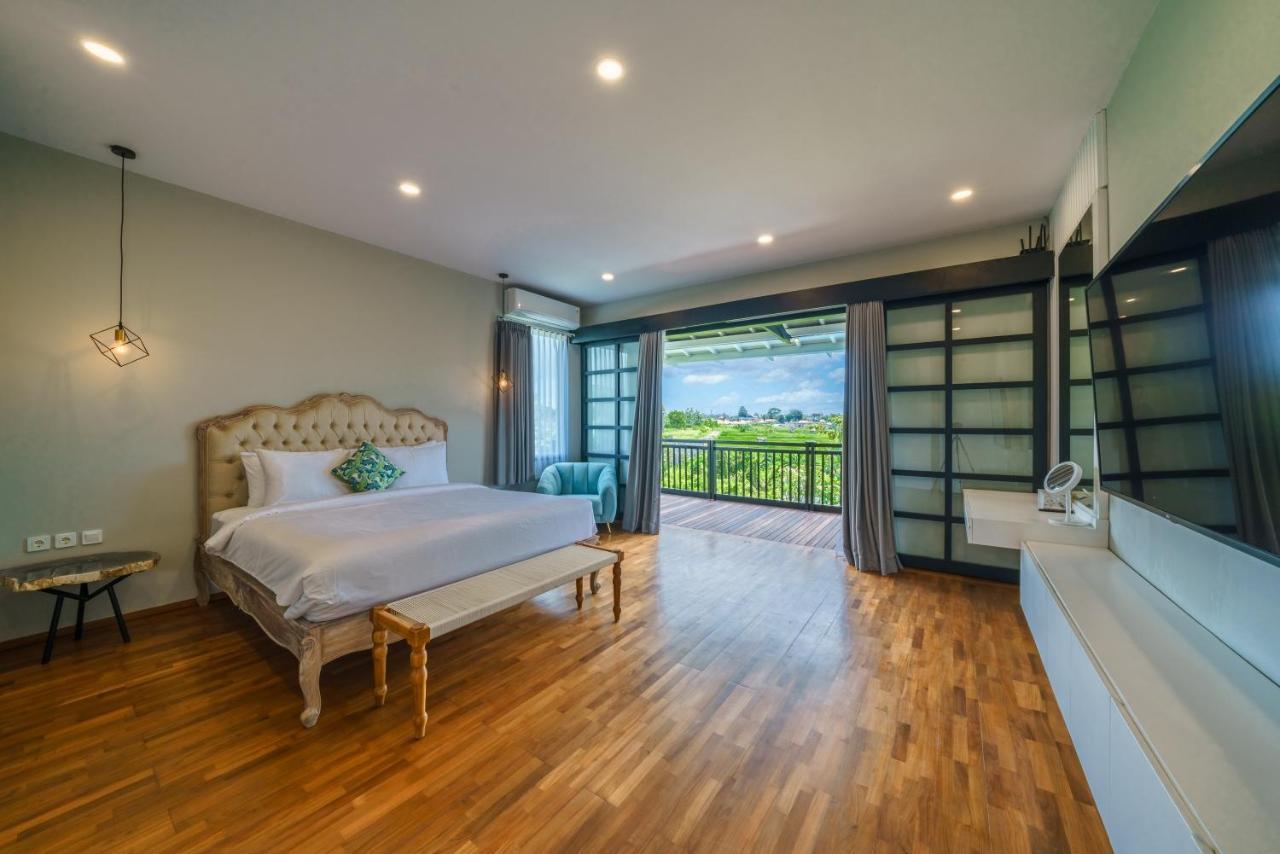 Villa Okenada - Modern 5-Bedroom Pool Villa In Berawa! Canggu Eksteriør billede